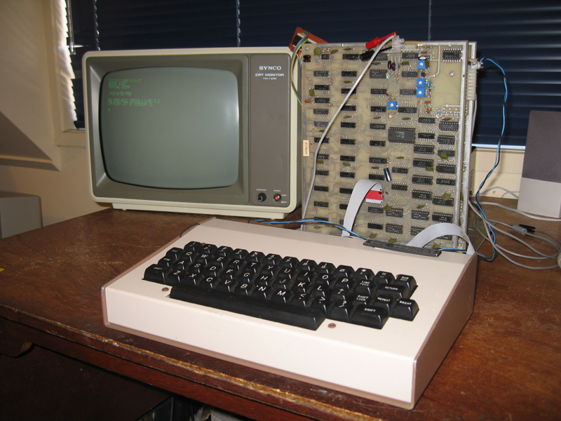 OSI bare boards computer at work